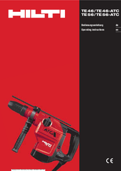 Hilti TE56-ATC Manuals | ManualsLib