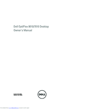 Dell Optiplex 7010 Manuals Manualslib