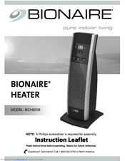 Bionaire BCH9208 Manuals | ManualsLib