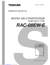 Toshiba RAC-08EW-E Manuals | ManualsLib