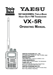Yaesu Vx 5r Manuals Manualslib