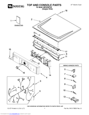 Maytag MEDZ400TQ - 27-in Epic Series Electric Dryer Manuals | ManualsLib