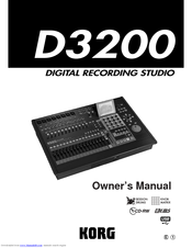 Korg D3200 Manuals | ManualsLib