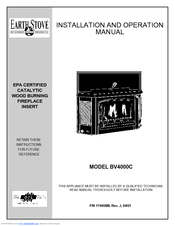 Earth stove BV4000C Manuals | ManualsLib