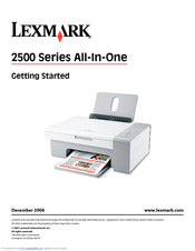 lexmark x2550 printer