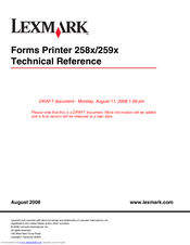lexmark forms printer 2590