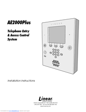 Linear AE2000PLUS Manuals | ManualsLib