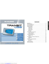 M Audio Usb Manuals Manualslib