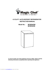 Magic chef MCBR405W Manuals | ManualsLib