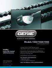 Genie Intellicode 1024 Manuals | ManualsLib