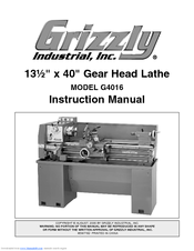 Grizzly G4016 Manuals | ManualsLib