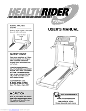 Healthrider Softstrider 700hrc Manuals | ManualsLib