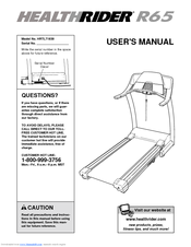 Healthrider R65 HRTL71830 Manuals | ManualsLib