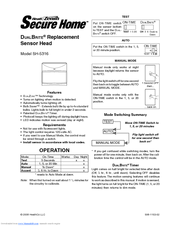 Heath Zenith Dualbrite Replacement Sensor Head Sh 5316 Manuals Manualslib