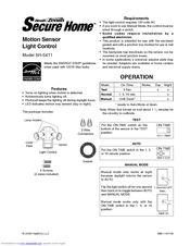 Heath Zenith Motion Sensor Light Control Sh 5411 Manuals Manualslib