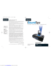 Homedics SoundSpa SS-7000 Manuals | ManualsLib