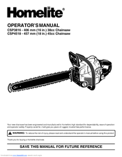 Homelite CSP4518 Manuals | ManualsLib