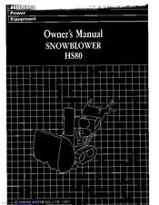 Honda HS80 Manuals | ManualsLib