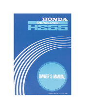 Honda HS55 Manuals | ManualsLib