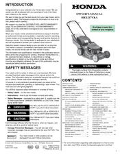 Honda HRX217VKA Manuals | ManualsLib