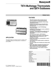 Honeywell TRADELINE Q674 Manuals | ManualsLib