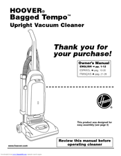 Hoover Tempo Bagged Tempo Upright Vacuum Cleaner Owner S Manual Pdf Download Manualslib