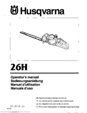 Husqvarna 26H Manuals | ManualsLib