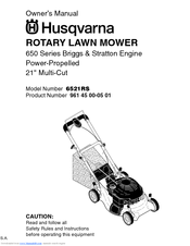 Husqvarna 6521RS Manuals | ManualsLib