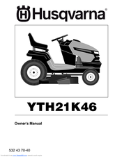 Husqvarna YTH21K46 Manuals | ManualsLib