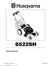 Husqvarna 6522SL Manuals | ManualsLib