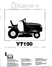 Husqvarna YT150 Manuals | ManualsLib