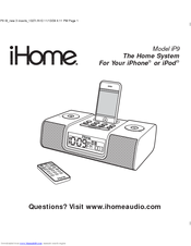 Ihome iP9 Manuals | ManualsLib