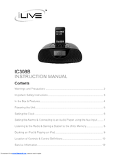 Ilive IC308B Manuals | ManualsLib