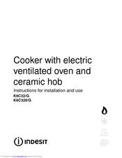 Indesit I6vv2ax 60cm Single Oven Electric Cooker With Ceramic Hob Stainless Steel Amazon Co Uk Large Appliances