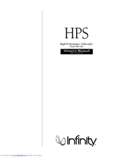 infinity hps 1000 subwoofer