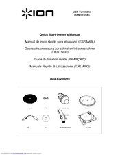 Ion TTUSB Manuals | ManualsLib