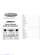 Jensen AWM970 Manuals | ManualsLib