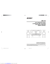 Jensen JMC-670 Manuals | ManualsLib