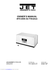 Jet AFS-2000 Manuals | ManualsLib