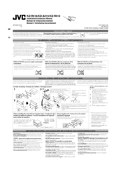Jvc KD-R618 Manuals | ManualsLib