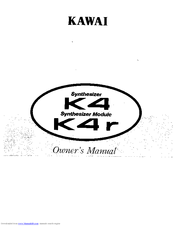 Kawai Synthesizer K4 Manuals | ManualsLib