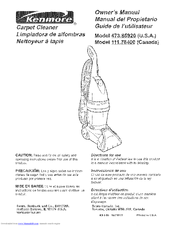 Kenmore 473 8592 Manuals Manualslib