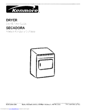 Kenmore 9804 - 5.8 cu. Ft. Gas Dryer Manuals | ManualsLib