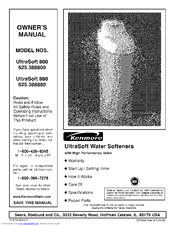 Kenmore UltraSoft 800 Manuals | ManualsLib