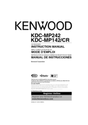 Kenwood Kdc Mp242 Radio Cd Manuals Manualslib
