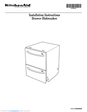 kitchenaid double drawer dishwasher manual