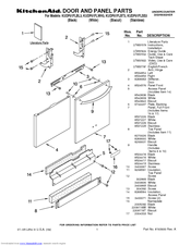 Kitchenaid KUDP01FLSS3 Manuals | ManualsLib