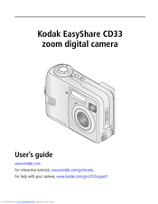 Kodak EasyShare CD33 Manuals | ManualsLib
