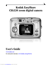 Kodak CX6330 - EasyShare 3.1 MP Digital Camera Manuals | ManualsLib