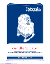 kolcraft cuddle n care light vibes mobile rocking bassinet assembly